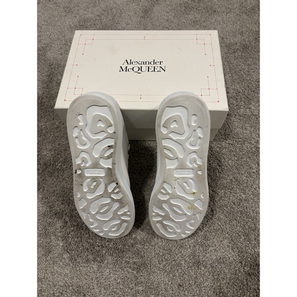 men alexander mcqueen White oversized sneakers size 10 main image 5